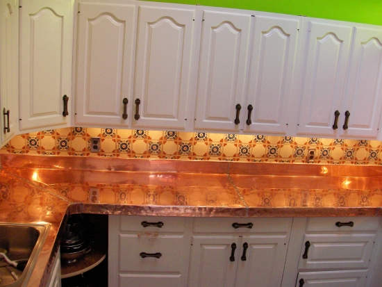 AZ Best Roofing self-sustainable kitchen copper countertop Bedford NY